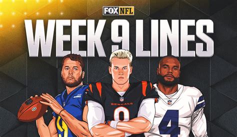 week 9 lines|NFL Week 9 Odds & Betting Lines .